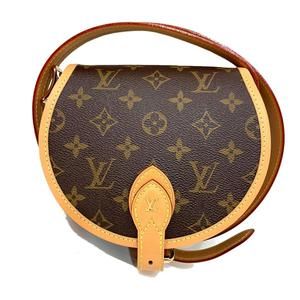 Louis Vuitton Tambourine Tan Blanc Monogram Shoulder Bag Brown